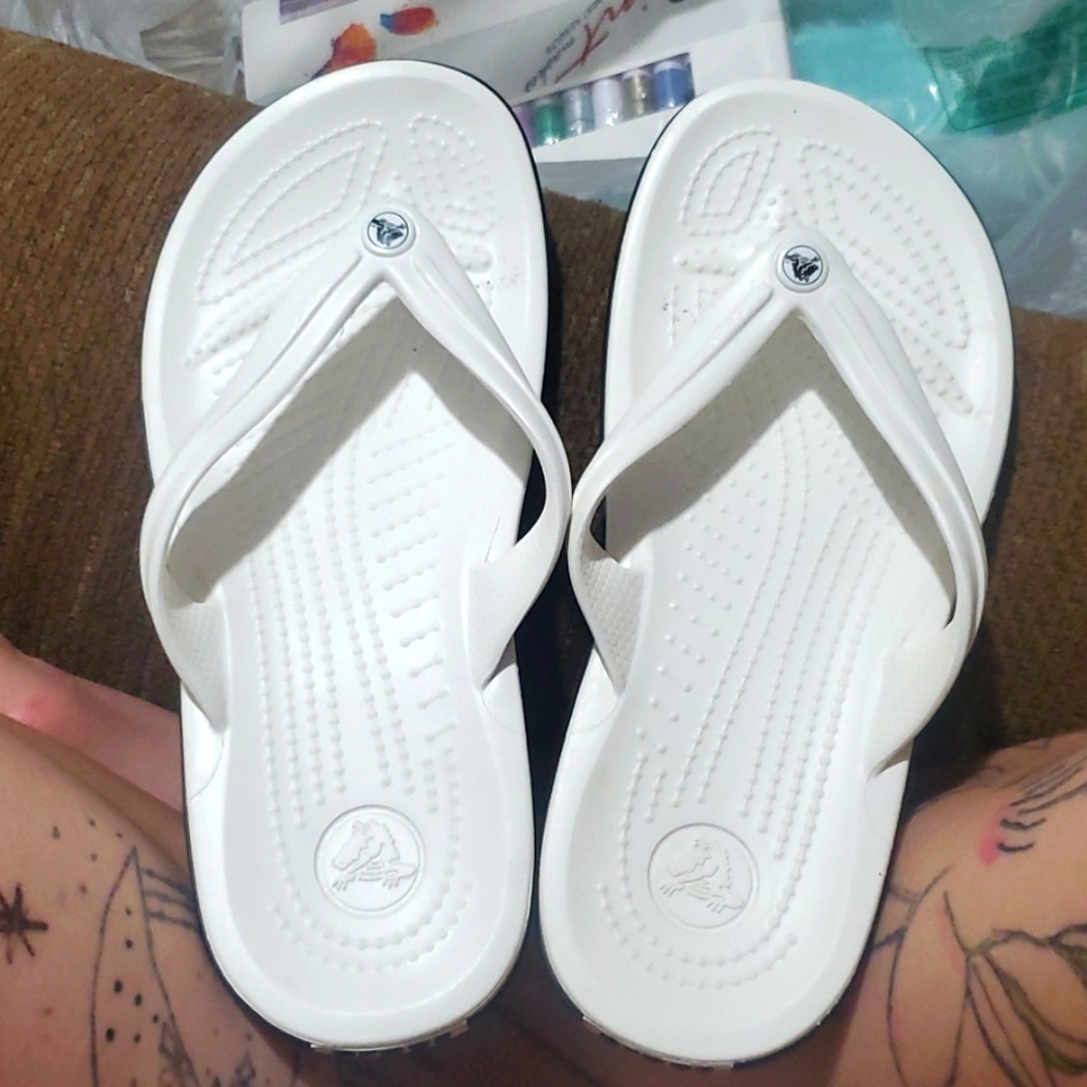 Womens croc sandals
